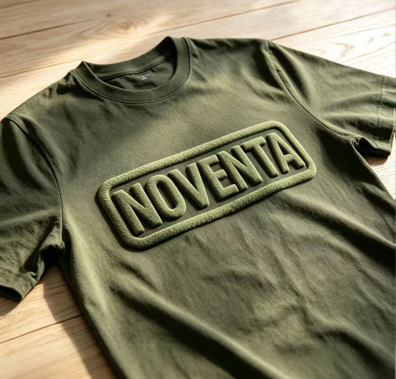 3D thick printing effect on custom apparel