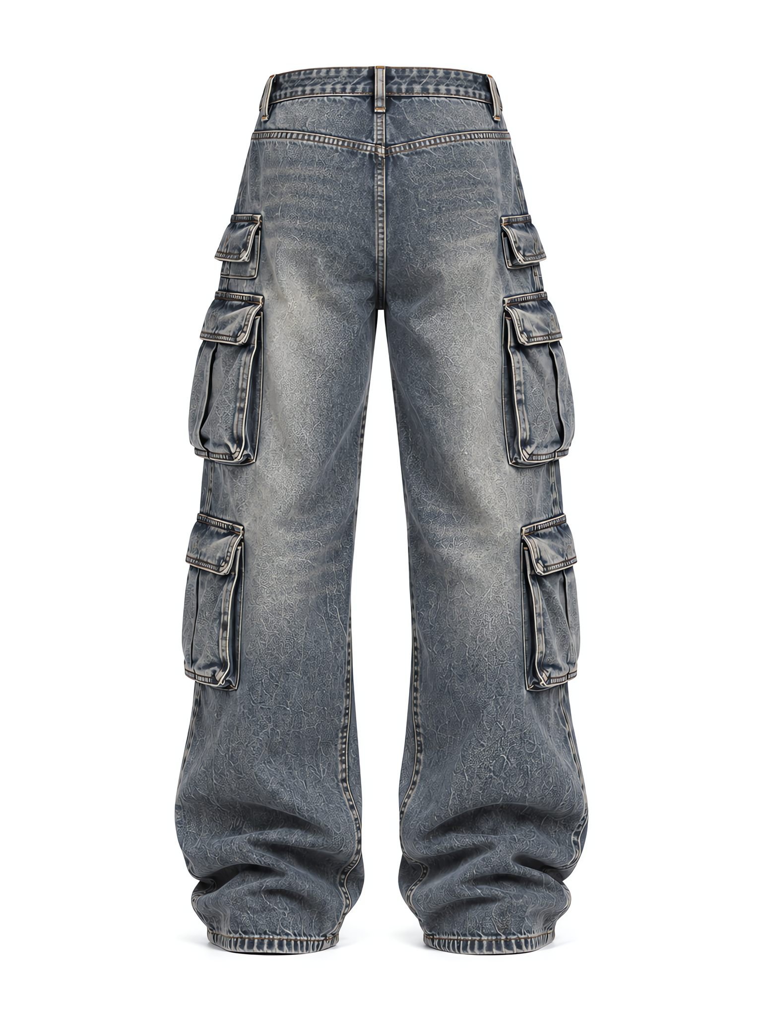 Acid Splash & Bleach Effect Denim Jeans — Custom Wash