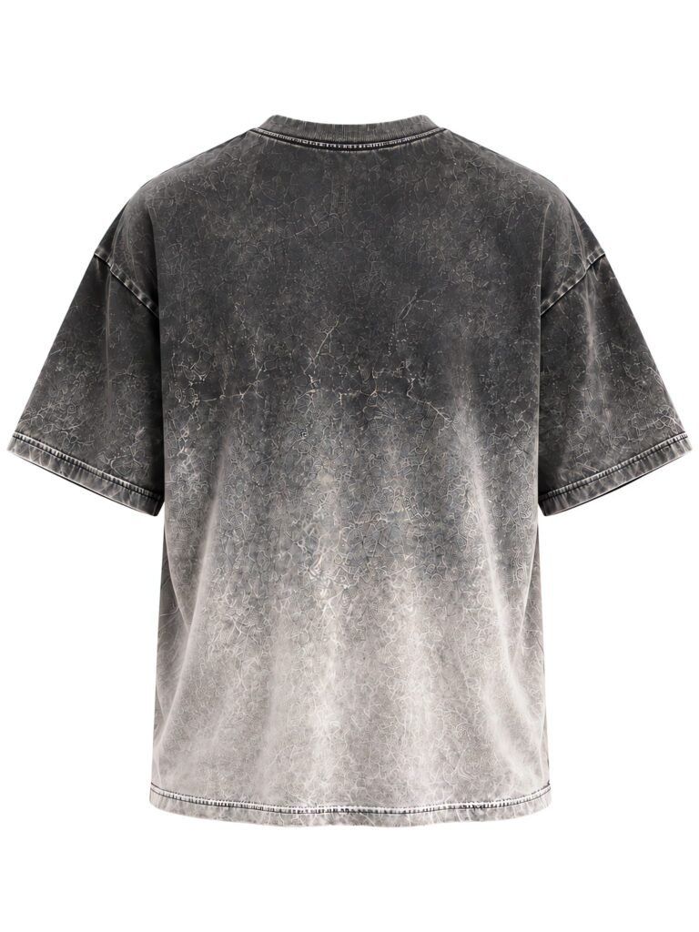 NOVITA Acid-Wash Gradient Tee - Burnout Vintage Colourway - back
