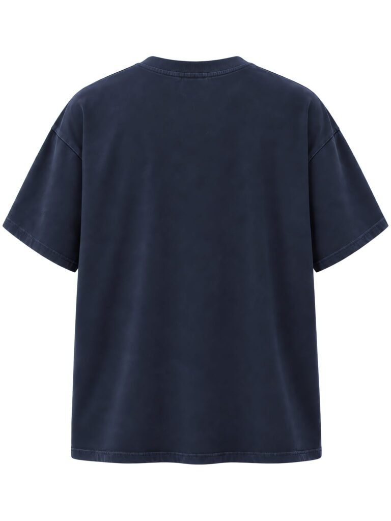 NOVITA Appliqué & Chain-Stitch Graphic Tee - Collegiate Series - back