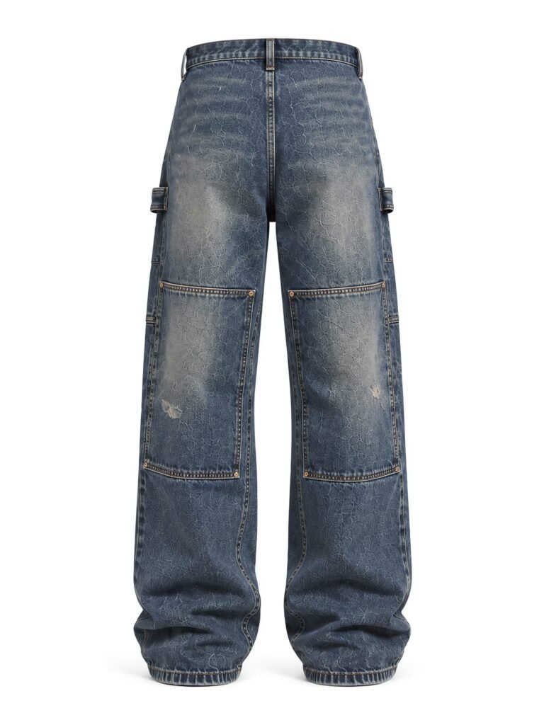 NOVITA Double-Knee Work Jeans - Relaxed Carpenter Fit - view-1
