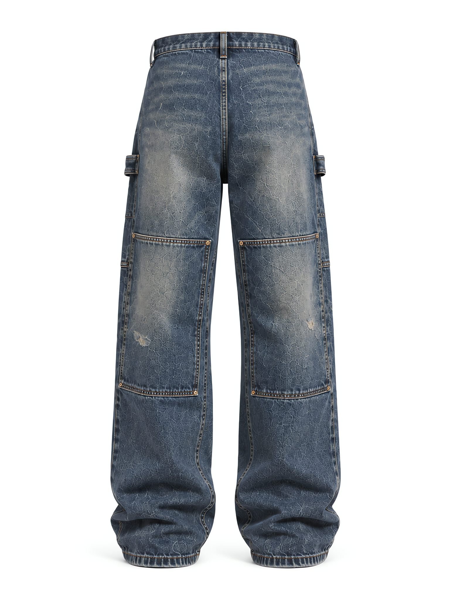 Double-Knee Carpenter Work Jeans — Relaxed Fit — View 5