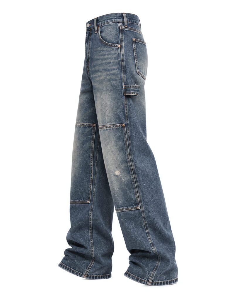 NOVITA Double-Knee Work Jeans - Relaxed Carpenter Fit - view-2
