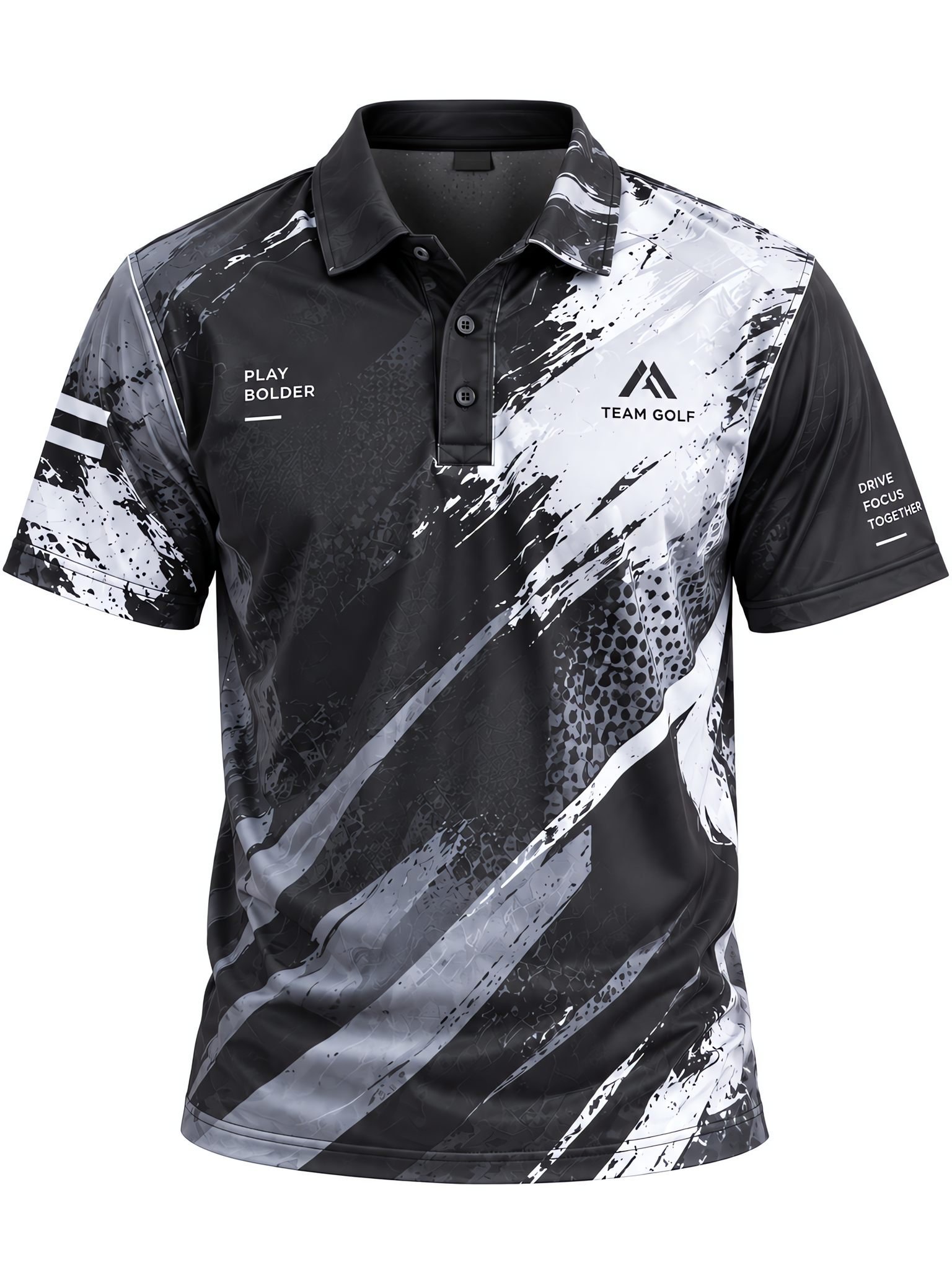 All-Over Sublimation Team Polo — Full-Custom Print