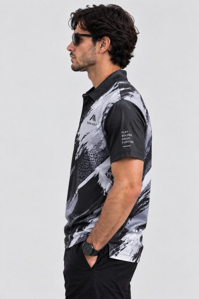 NOVITA Full-Print Sublimation Polo - All-Over Team Graphics - view-4620