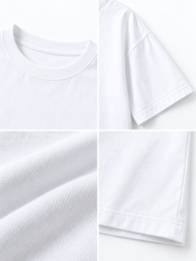 NOVITA Plain Blank Tee Program - Wholesale Packs for Printing - detail-grid