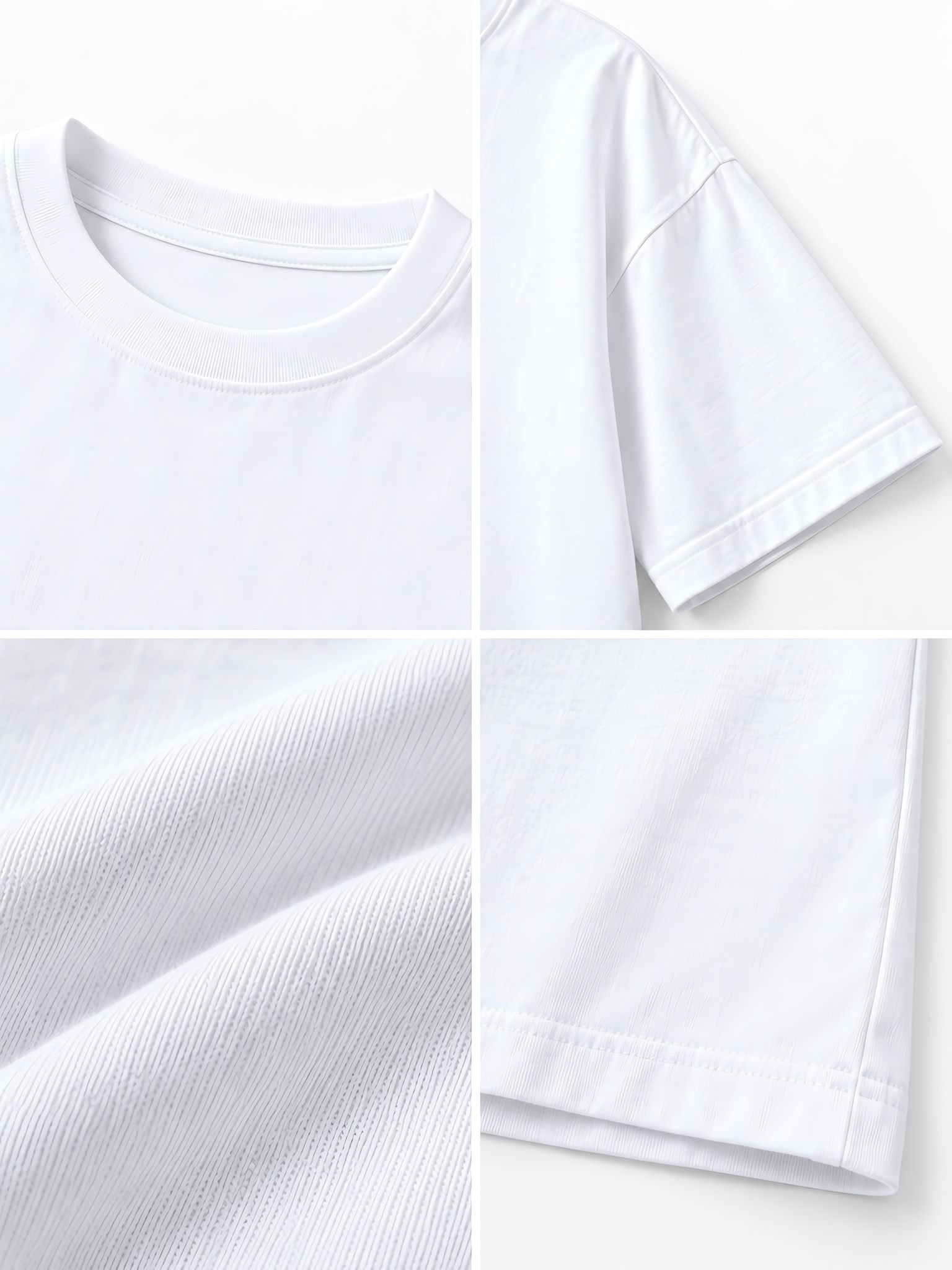 Wholesale Blank T-Shirts Program — 100% Cotton & Blends — Detail