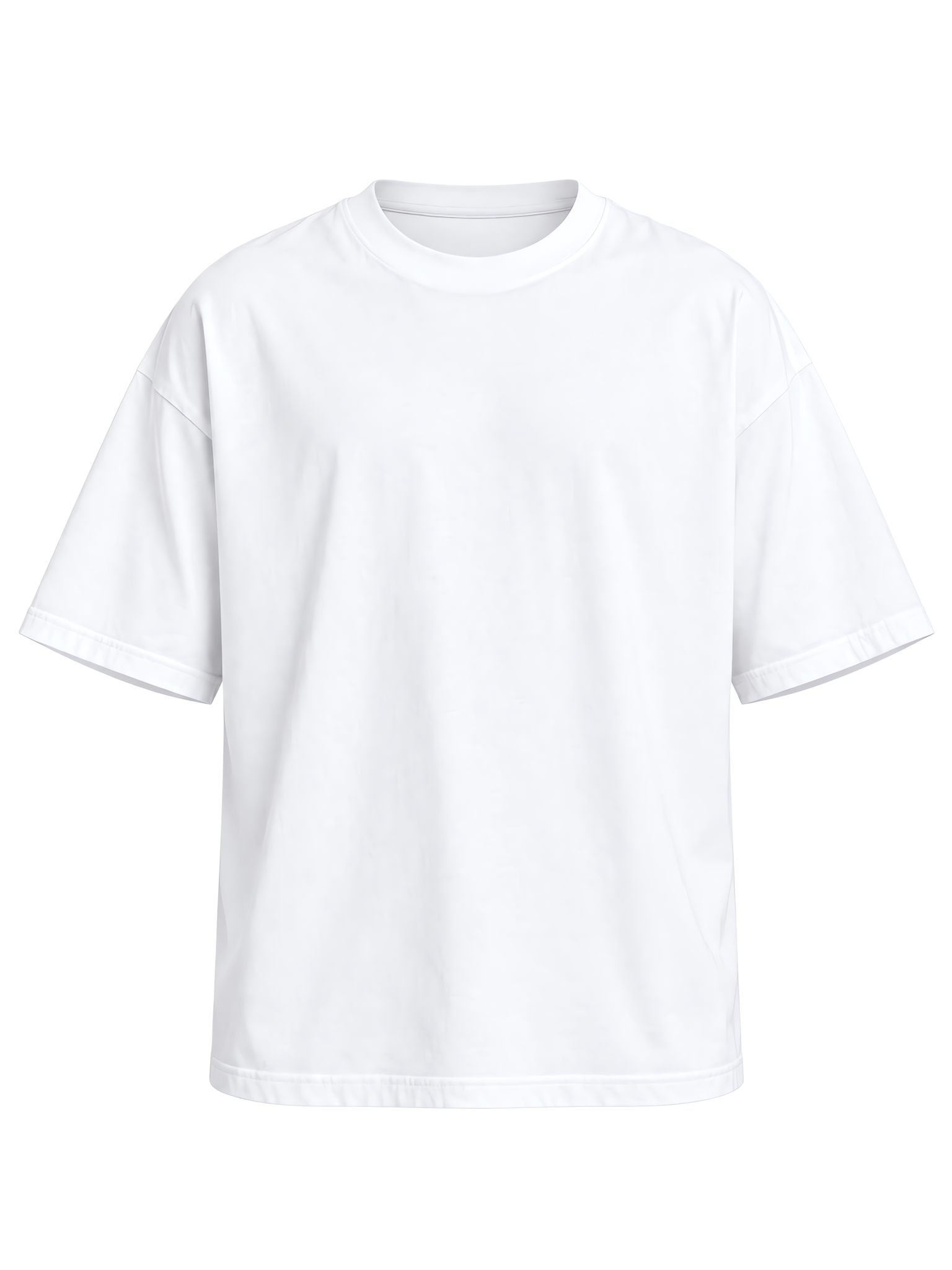 Wholesale Blank T-Shirts Program — 100% Cotton & Blends — Front View