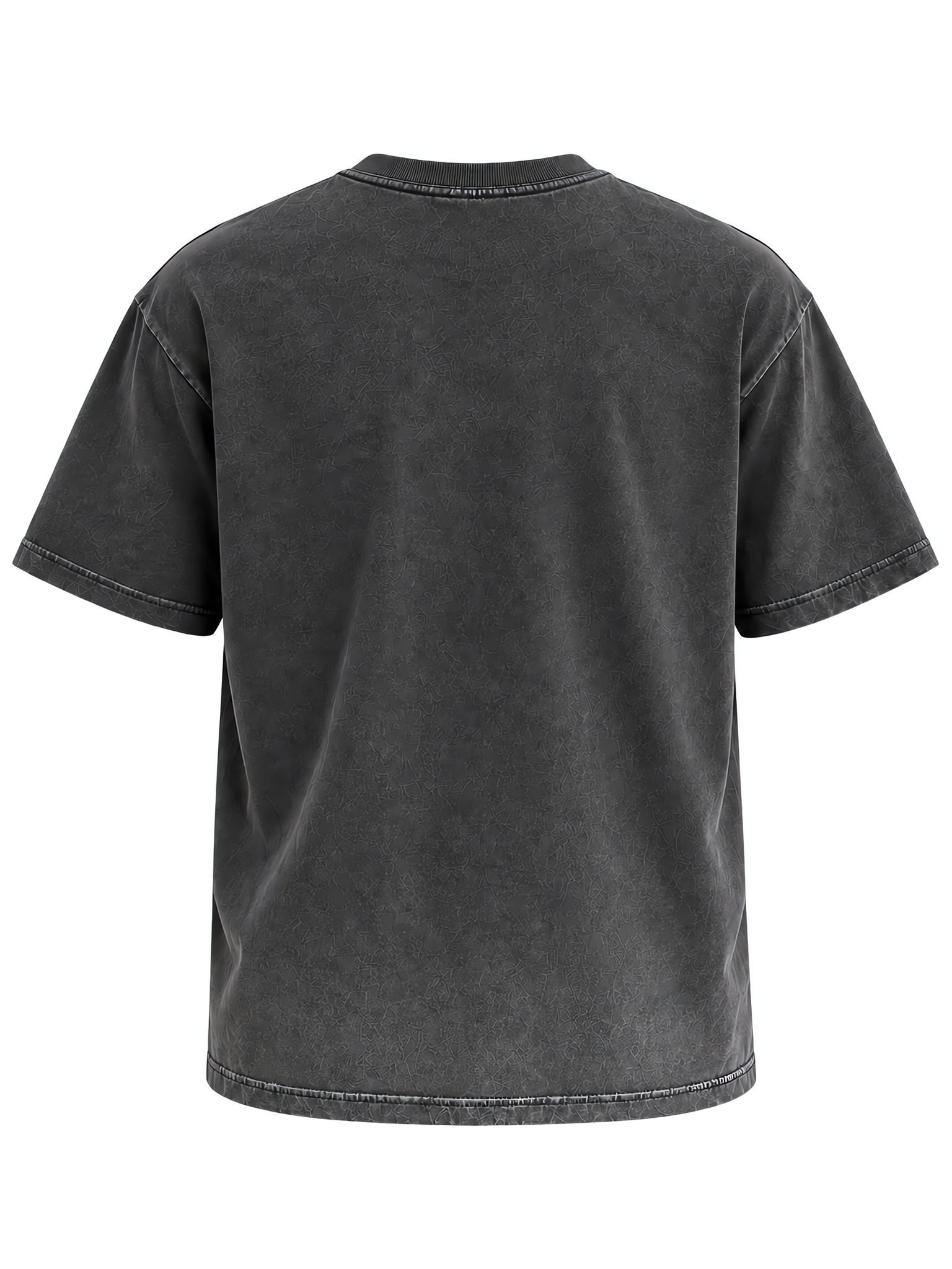 Pocket Tee with Custom Woven Label — Private-Label Program — Back View