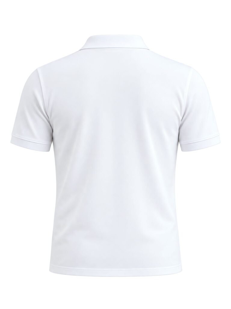 NOVITA Two-Tone Contrast Collar Polo - Corporate Uniform Line - back
