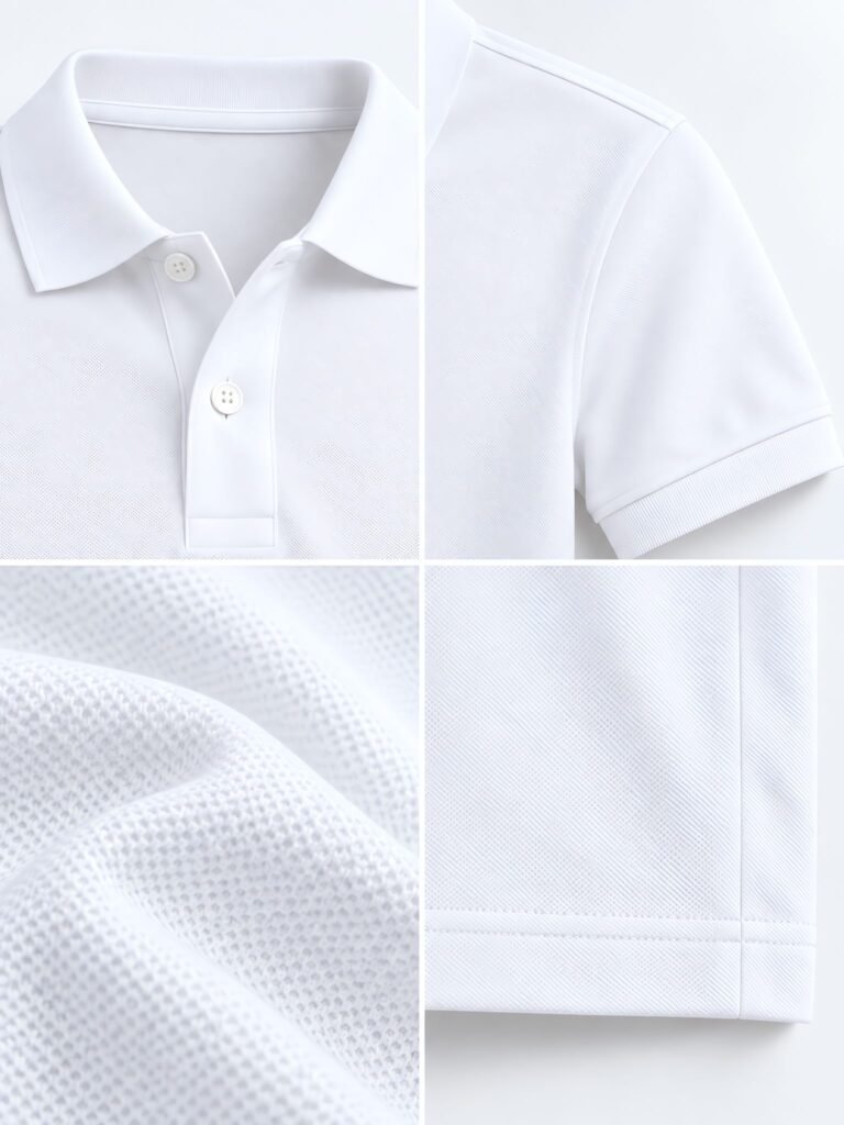 NOVITA Two-Tone Contrast Collar Polo - Corporate Uniform Line - detail-grid