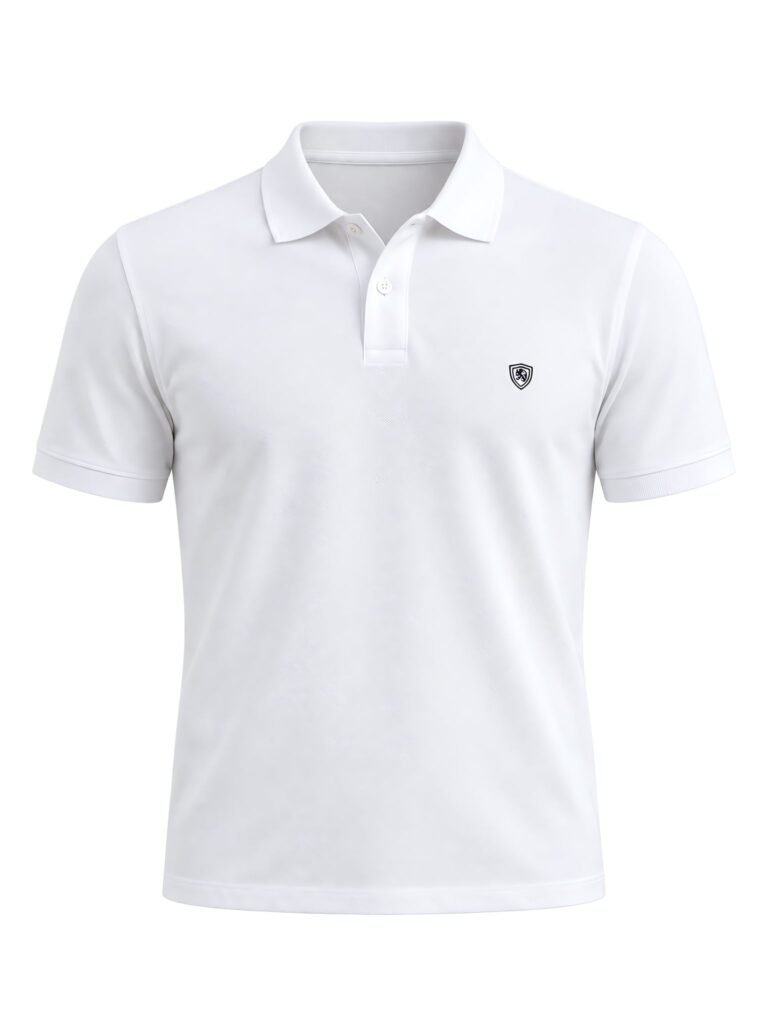 NOVITA Two-Tone Contrast Collar Polo - Corporate Uniform Line - front