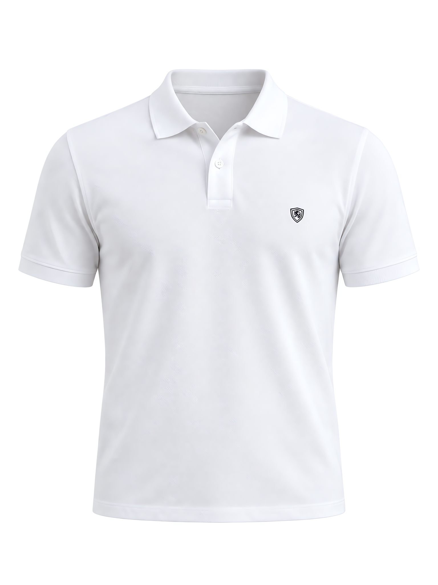 Two-Tone Contrast-Collar Corporate Polo — Uniform Program — Front View