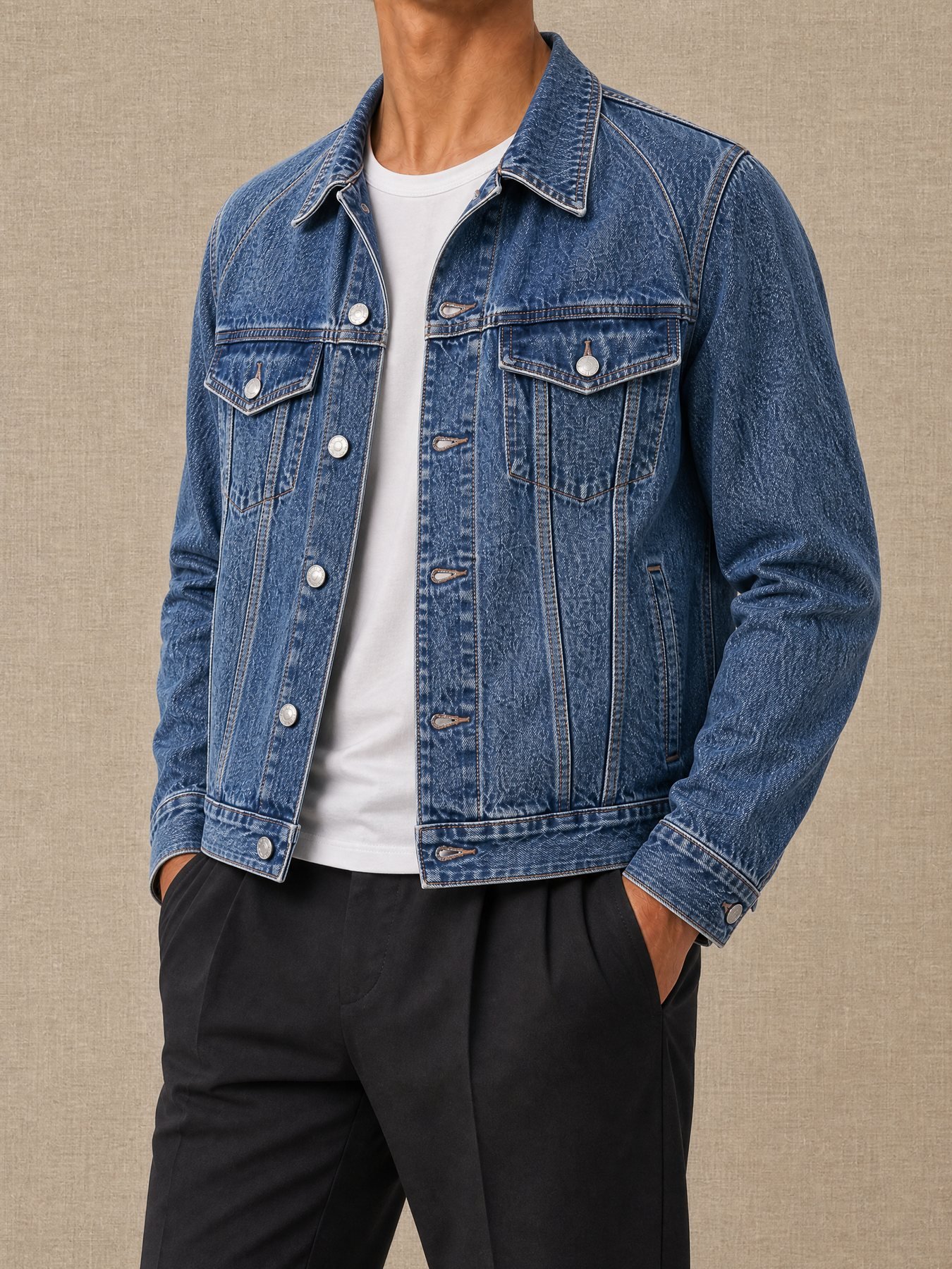 denim-jacket — on body