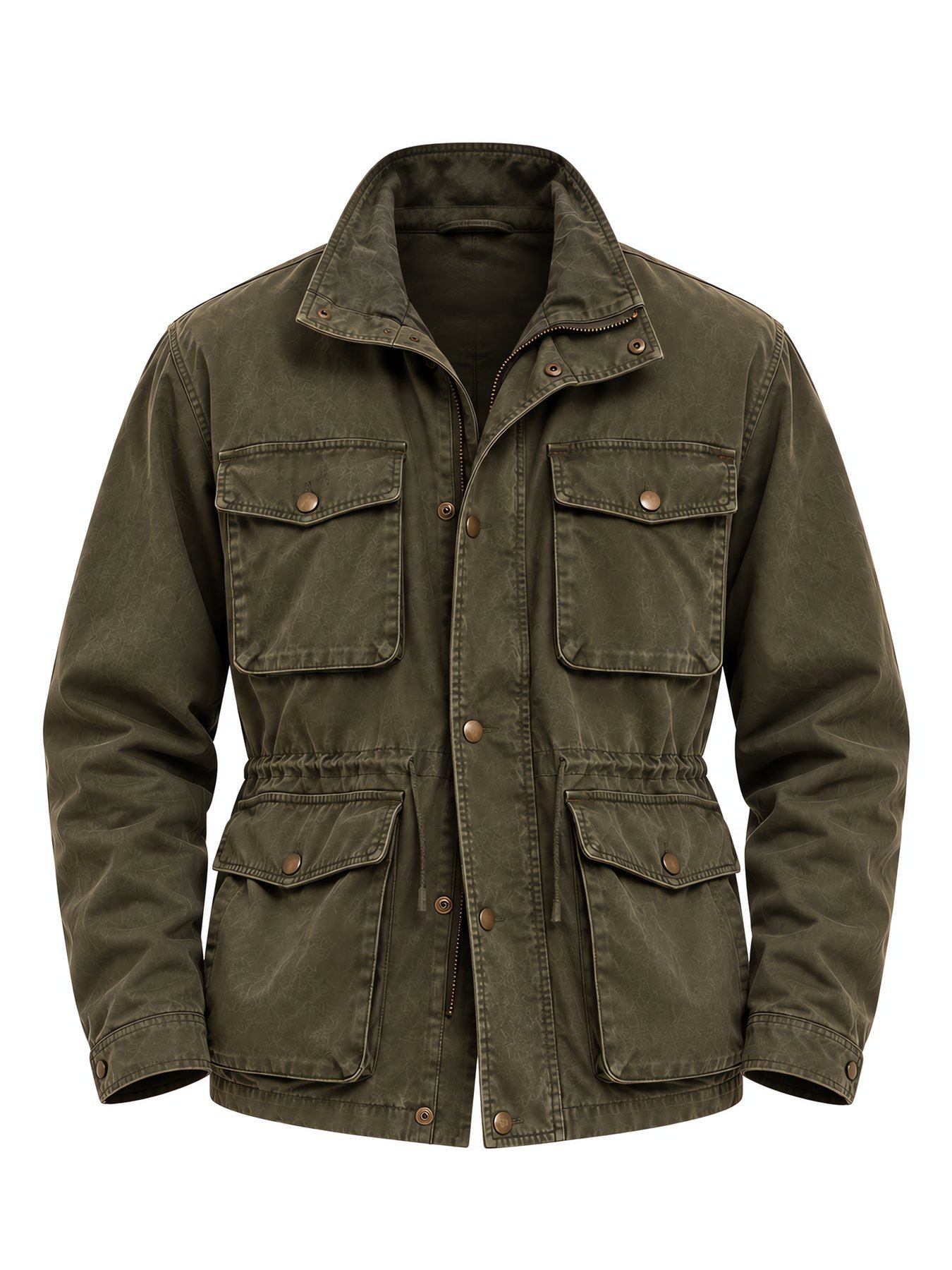 Field Jacket — Four Flap Pockets & Drawcord