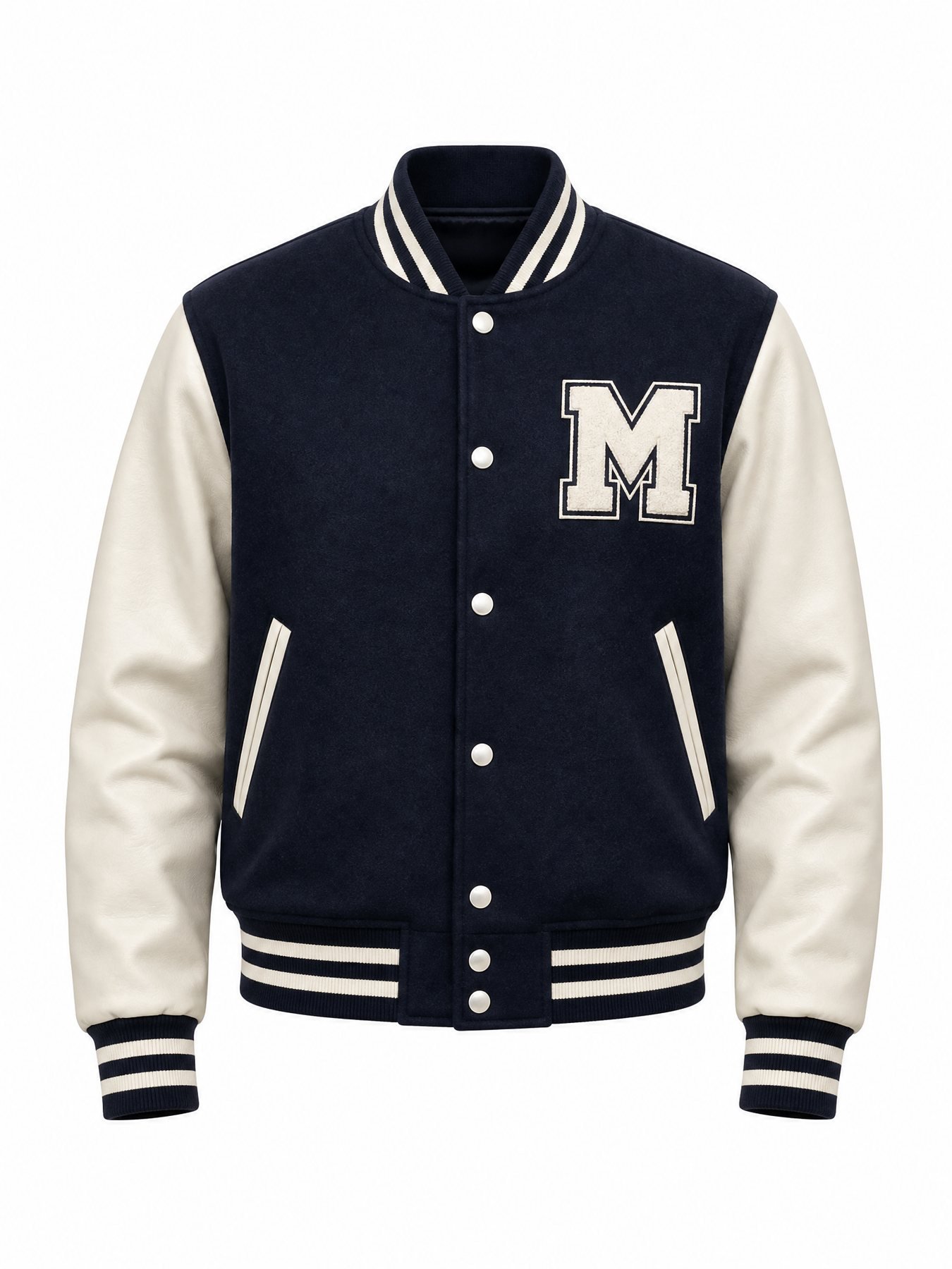 Letterman Varsity — Contrast Sleeve & Rib