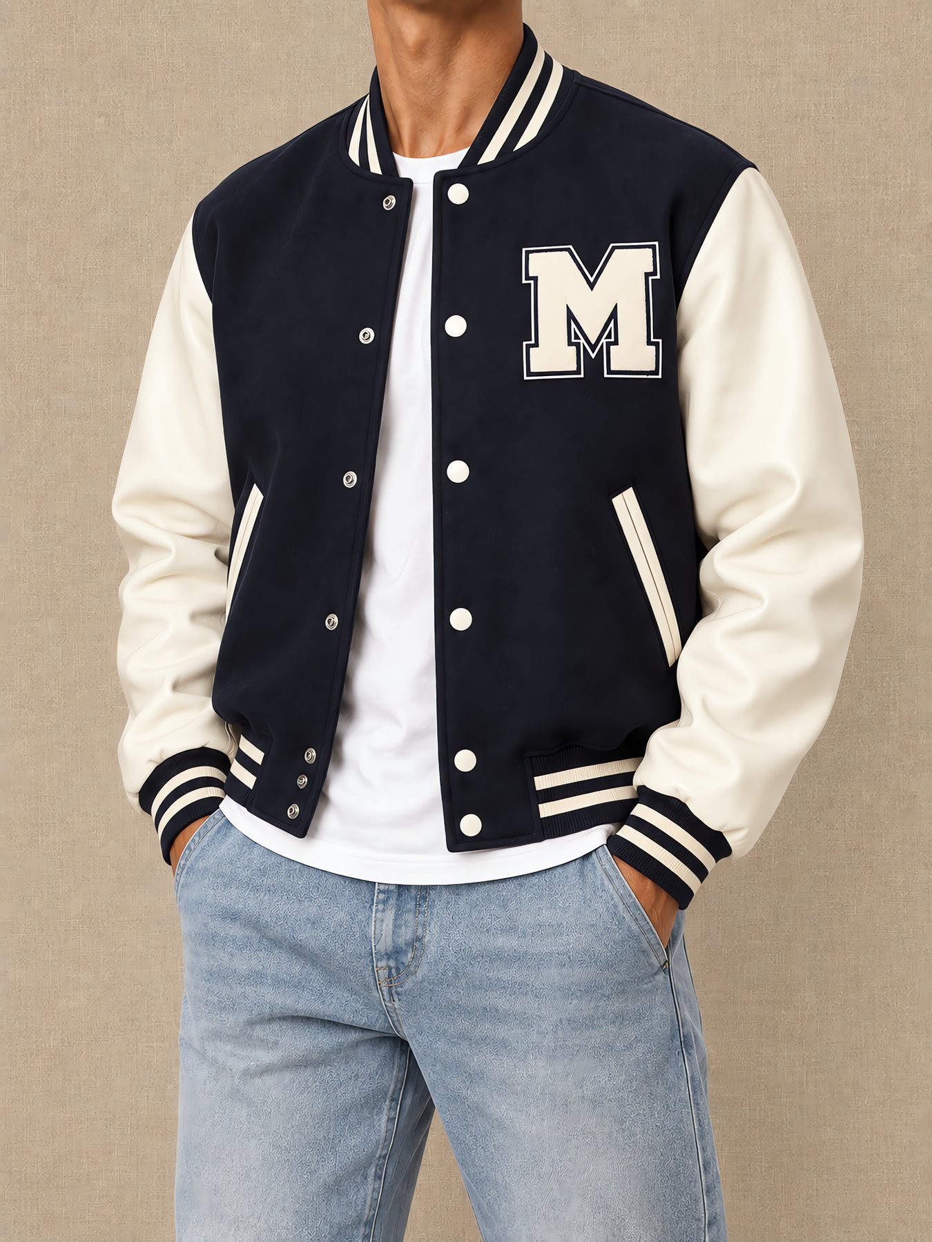 varsity-jacket — on body
