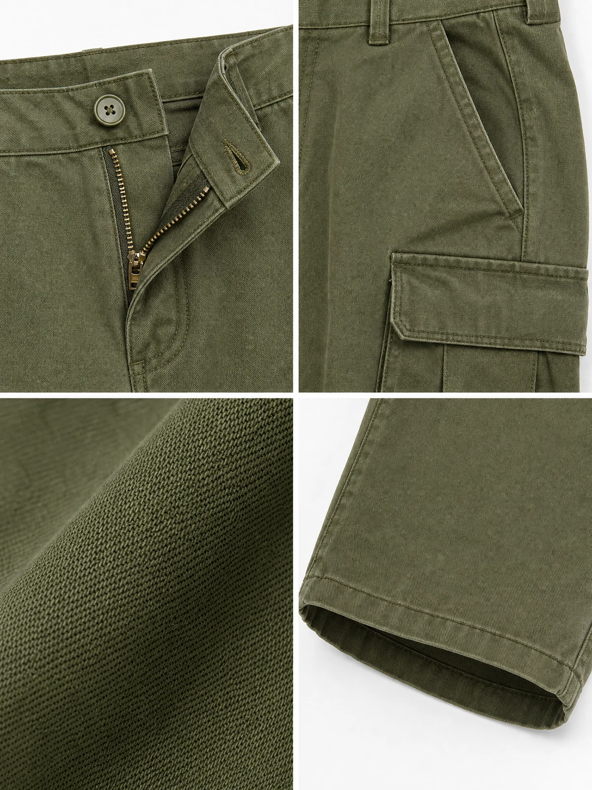 Baggy Cargo Pants, construction details reference