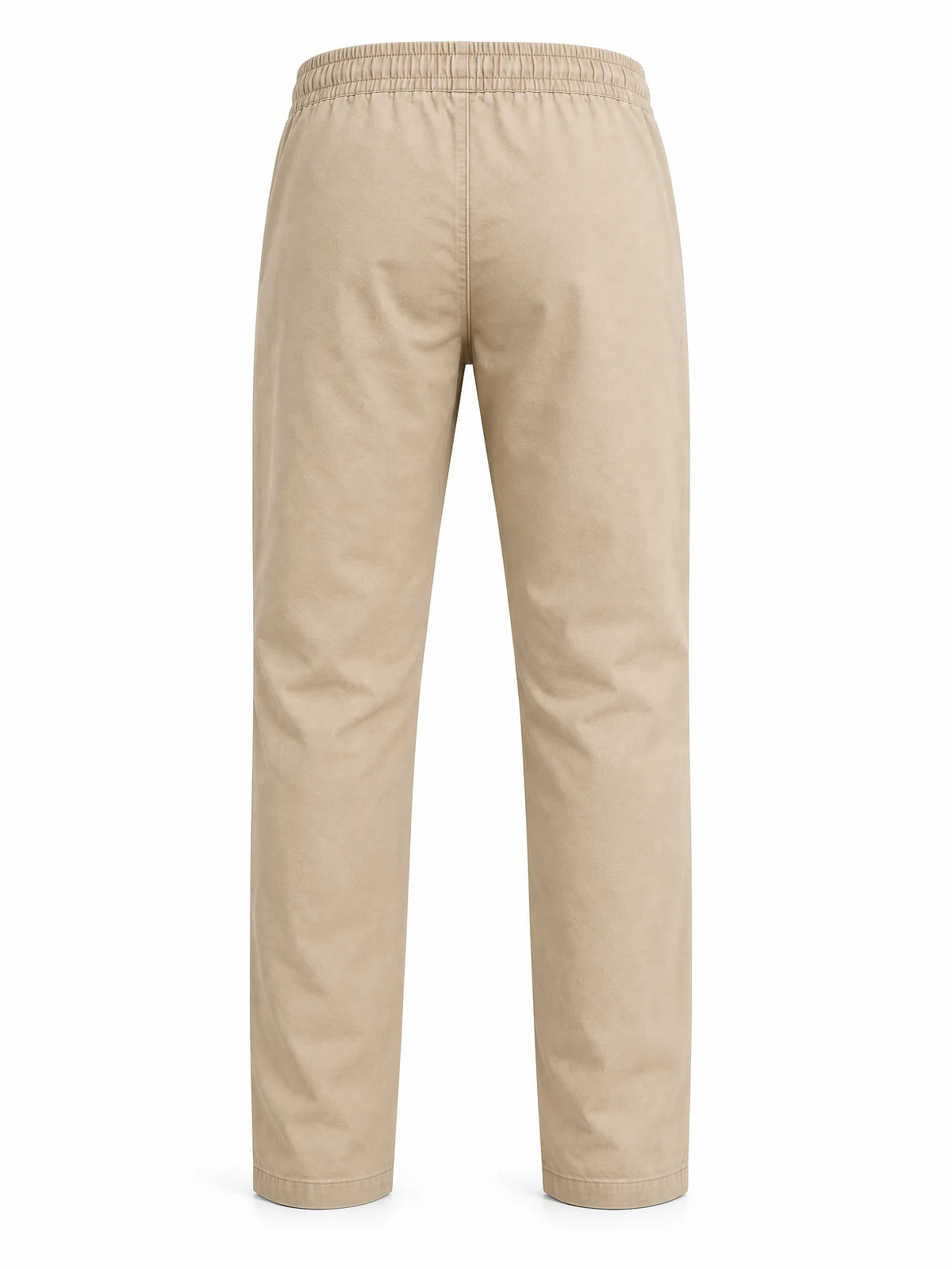 Elastic Waist Casual Pants, back view reference