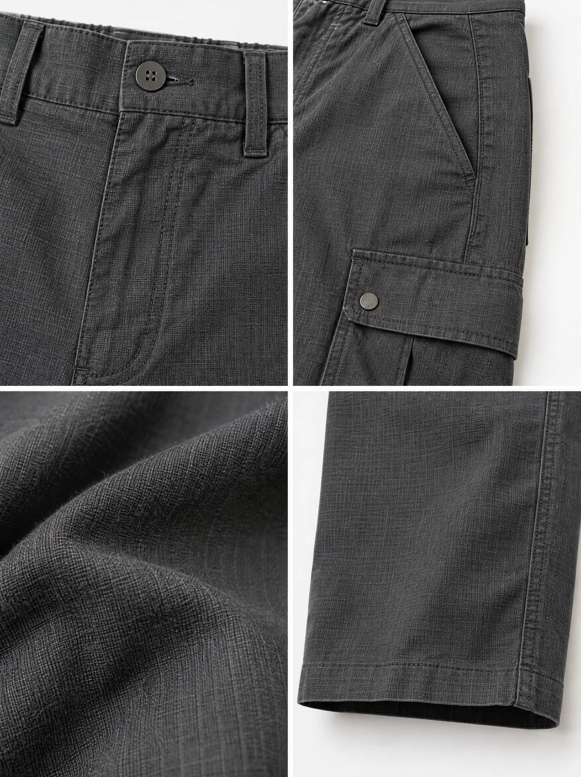 Ripstop Utility Cargo Pants, construction details reference