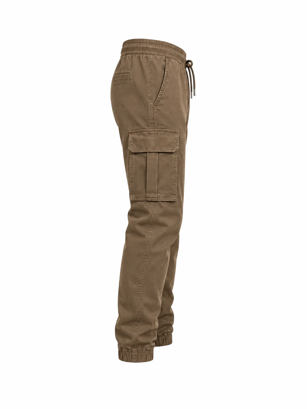 Tapered Cargo Jogger Pants, side view reference