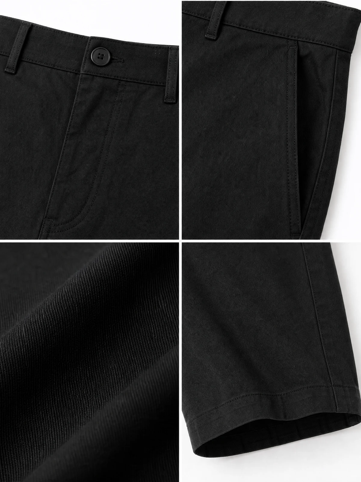 Wide-Leg Casual Trousers, construction details reference