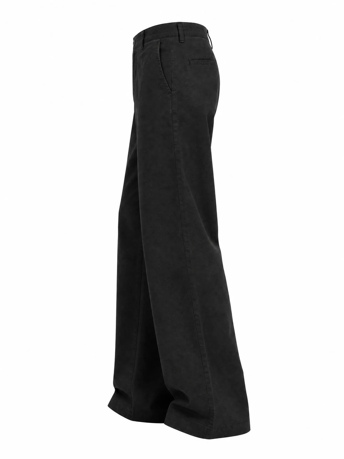 Wide-Leg Casual Trousers, side view reference